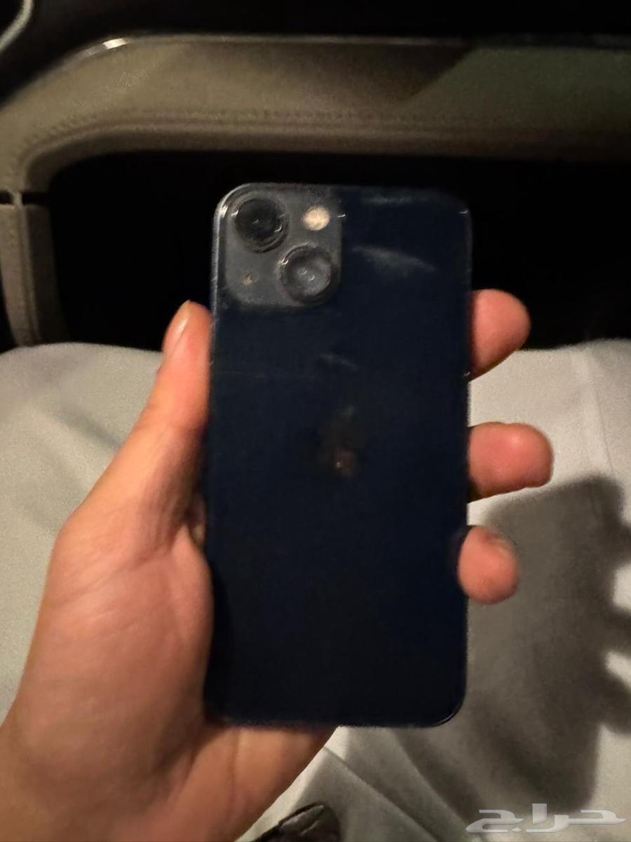 ايفون 13 ميني 265 نظيف مع كرتونه ازرق غامض الصامل يجي بس64443223078530110
