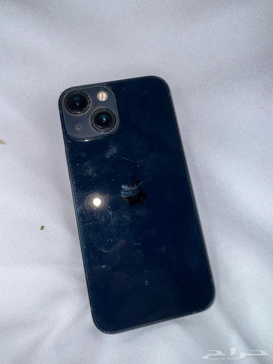 ايفون 13 ميني 265 نظيف مع كرتونه ازرق غامض الصامل يجي بس64443223078530111