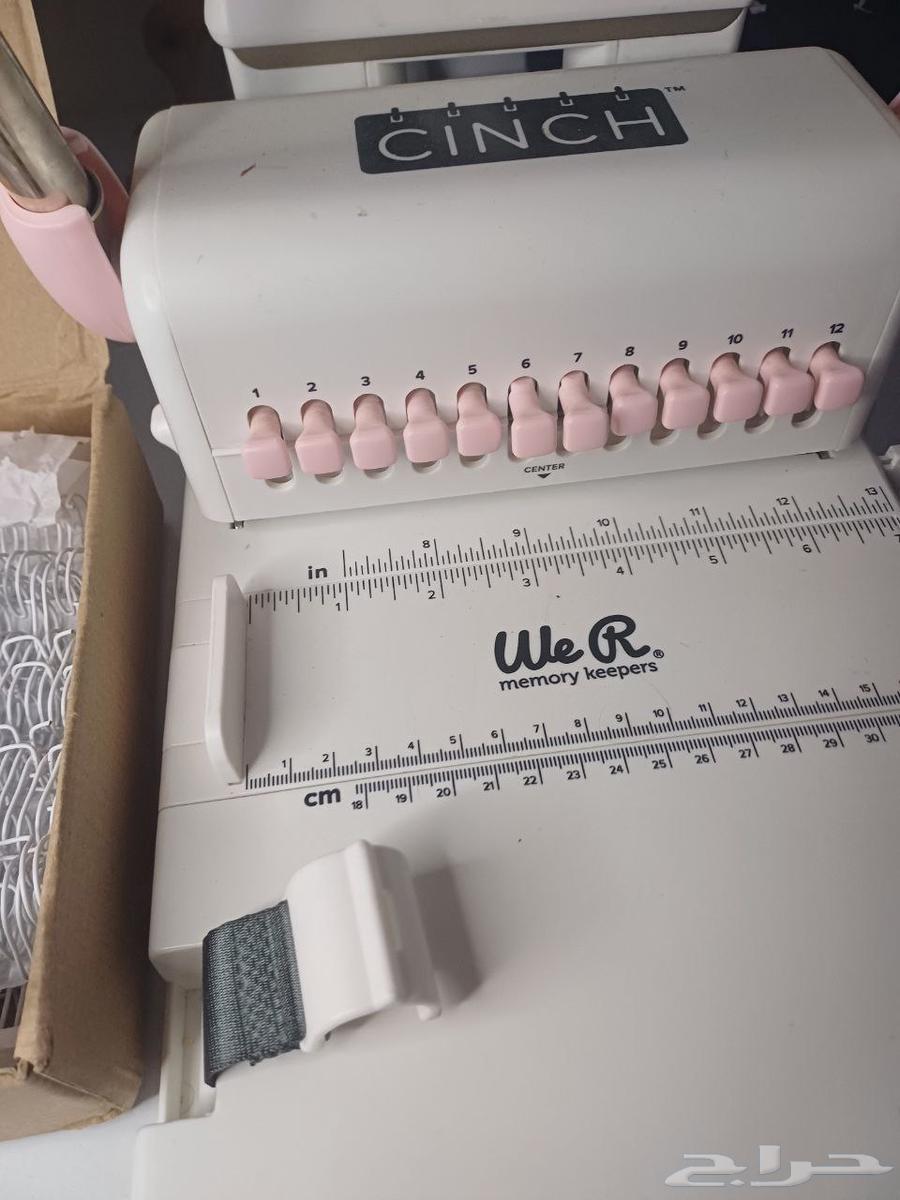 آلة تخريم الورق سينش مع أسلاك الربط كله ب 400 ريال64446470189187114