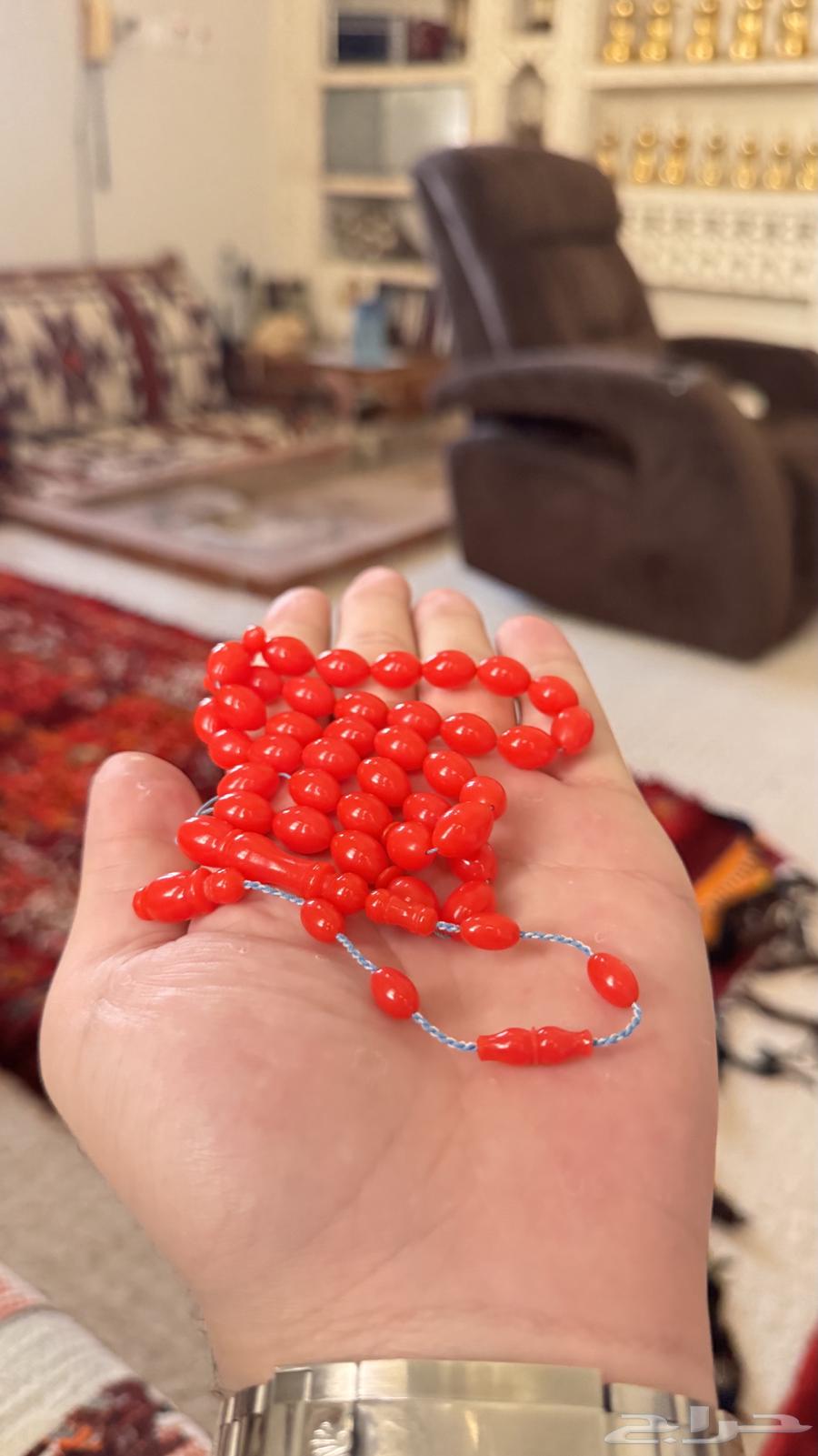 Old rosary with red plug64452388262657111