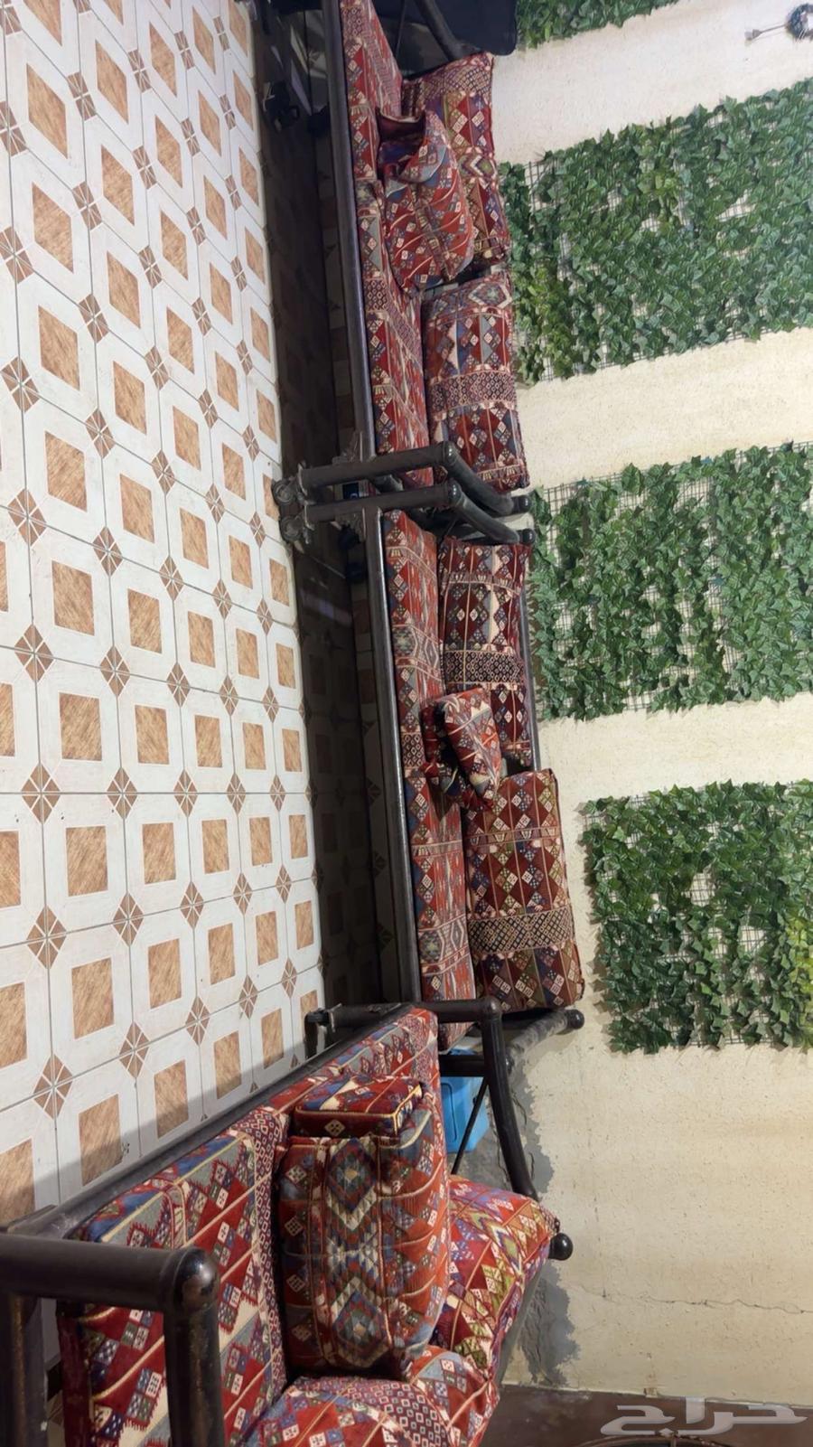 مجلس جديد والحديد غير مصدي والفرش بعد حلو قابل لتفاوض 3قطع64456585619713112