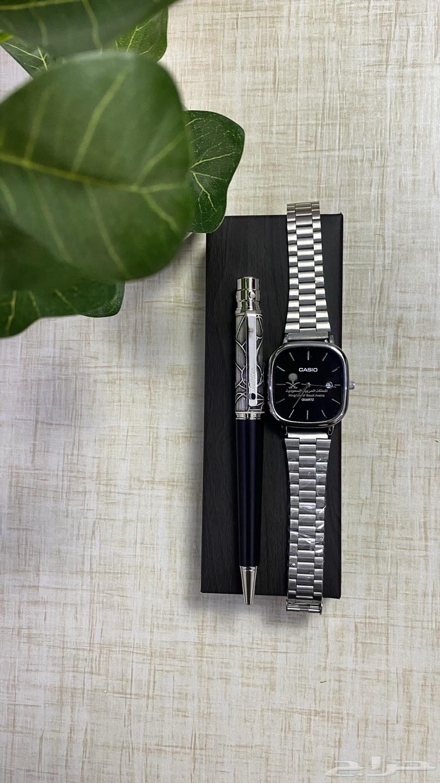 Casio Watch and Cartier Pen Set64450198368770111