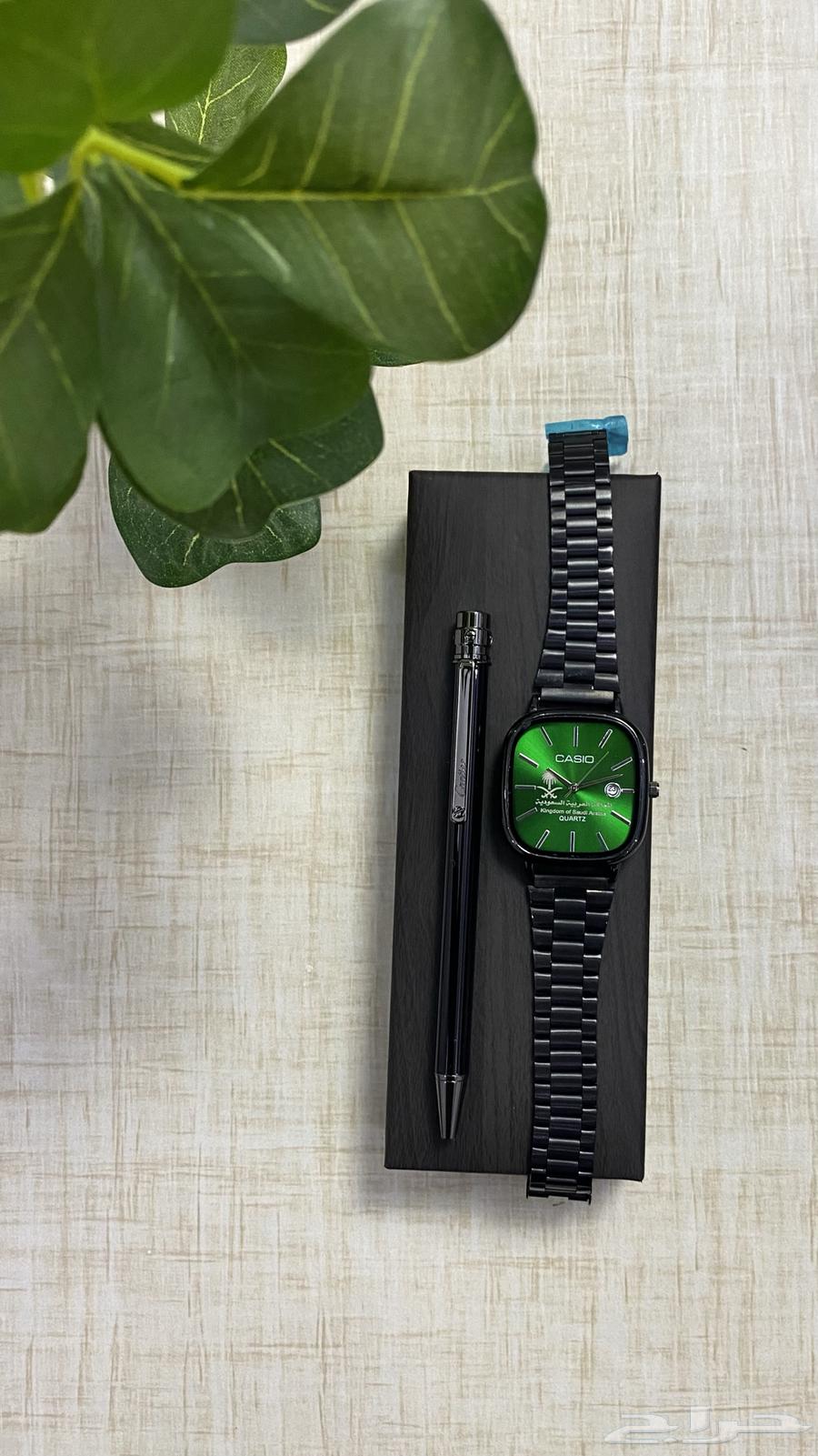 Casio Watch and Cartier Pen Set64450198368770114