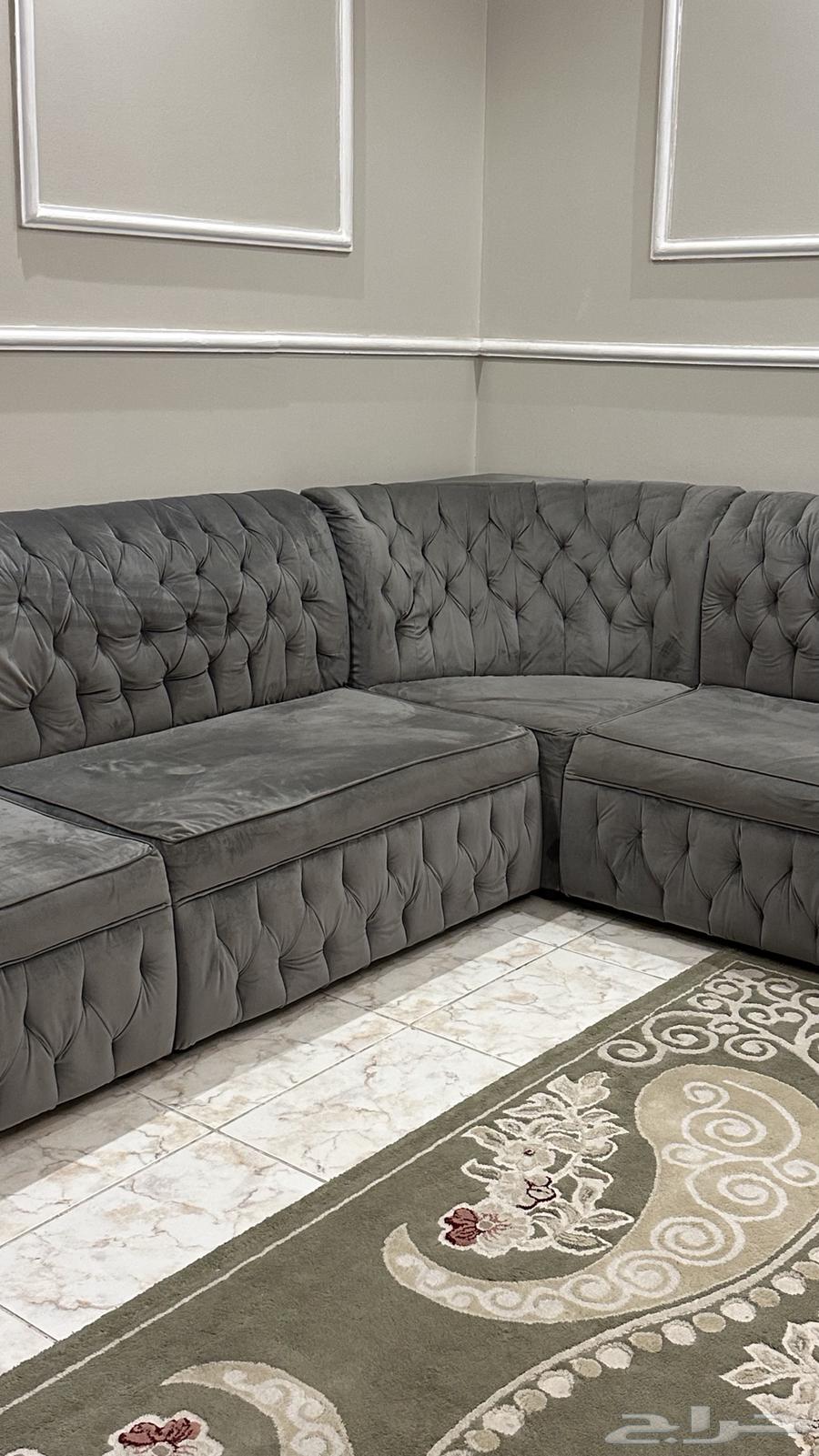 كنب رمادي للبيع64450346925697111