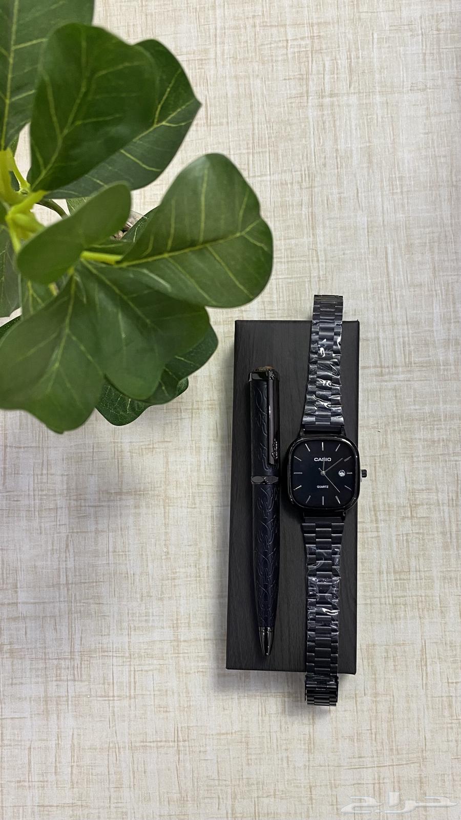 Casio Watch and Cartier Pen Set64450198368770112