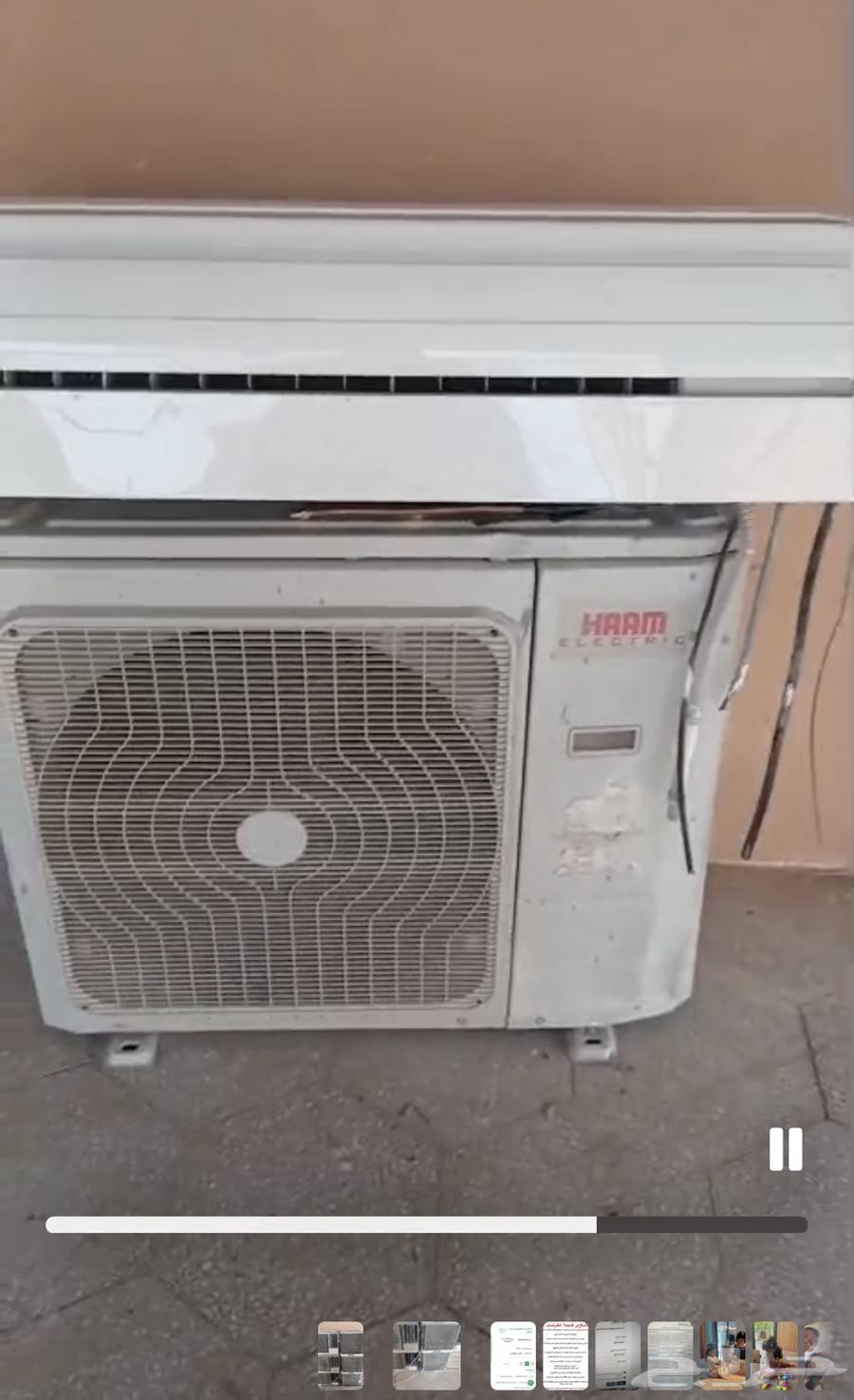 6 clean window air conditioners and 1 clean Haier split air conditioner with remote control 3064451405918594111
