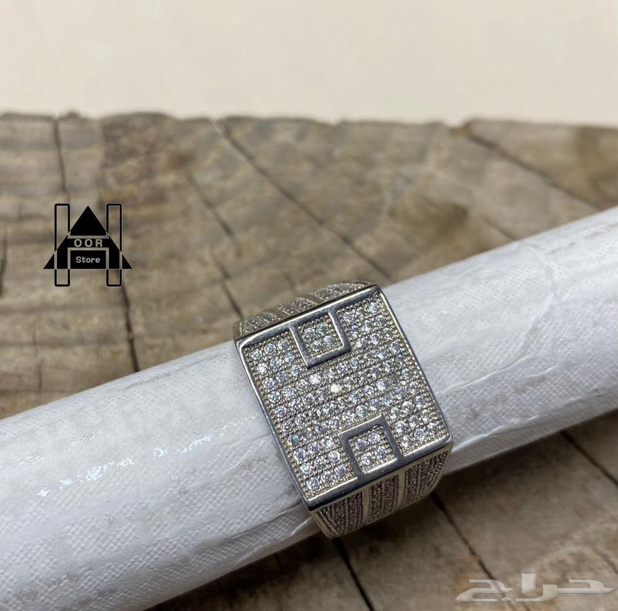 خاتم فضه إيطالي راقي جدا ومميز عيار 92564456060598658110
