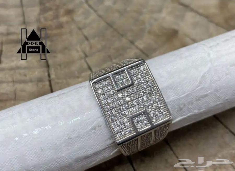 خاتم فضه إيطالي راقي جدا ومميز عيار 92564456060598658111