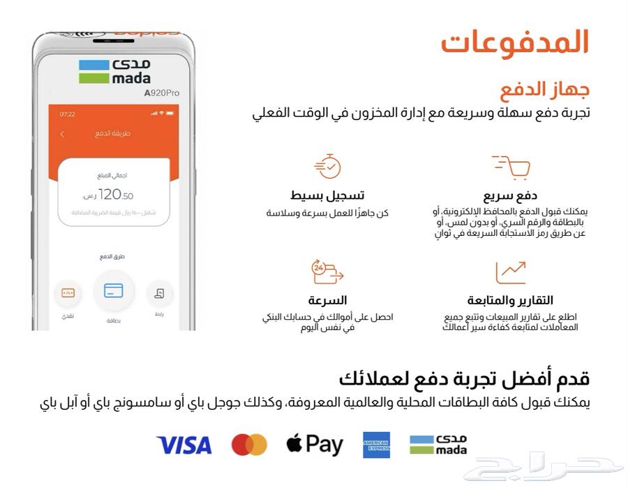 جهاز نقاط بيع مدى64451606433410111