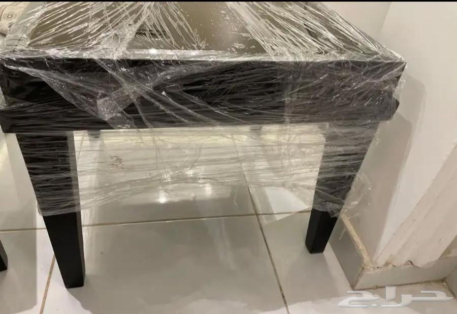 طاولات مجالس فخمه خشب اسود مطفي64456707433603114