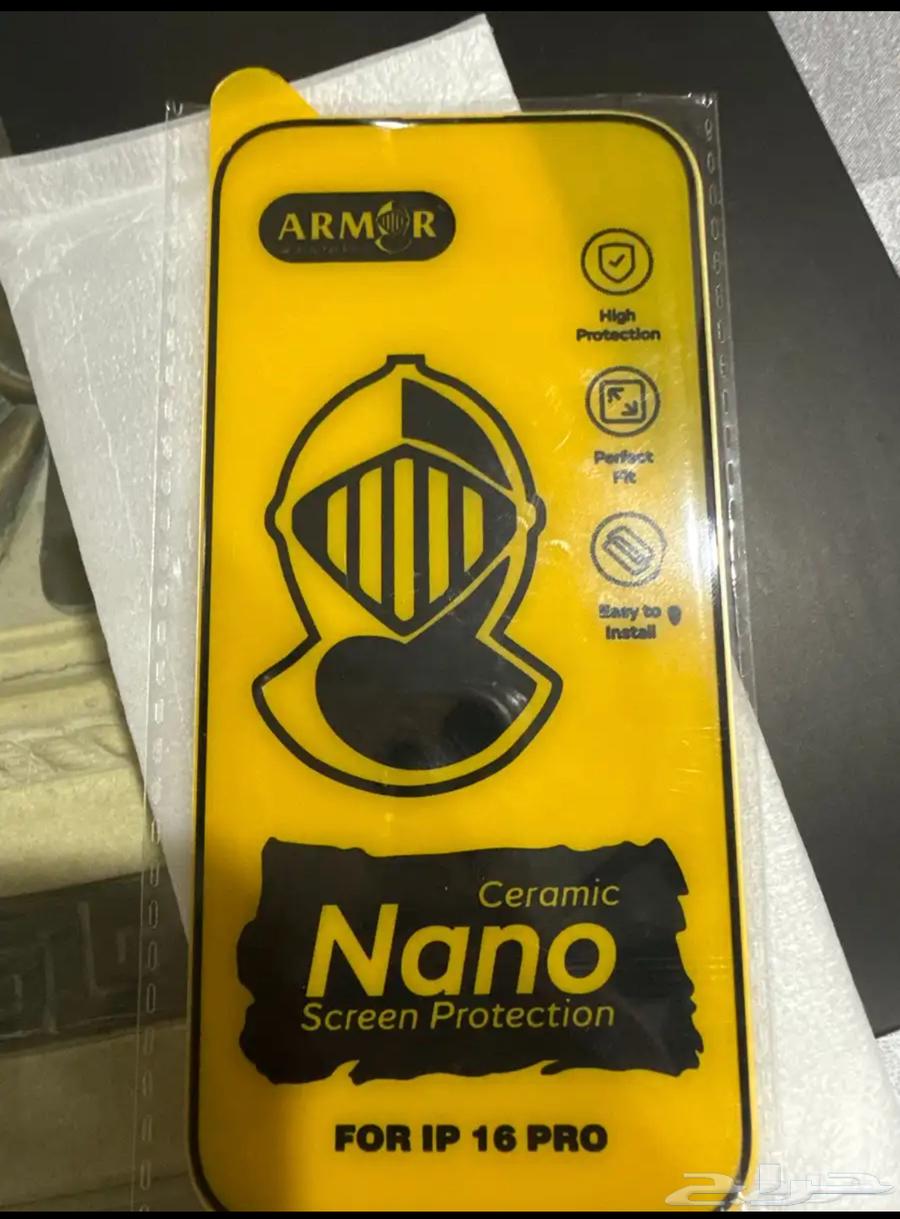 بيع حماية نونو سراميك ايفون 16 برو وحماية عادية64455645647235110