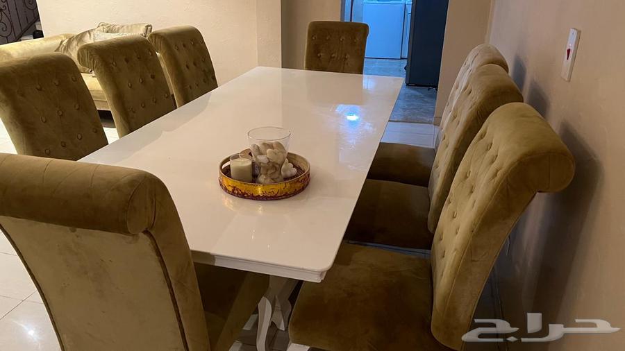 Midas dining table with 8 chairs64456599181443110