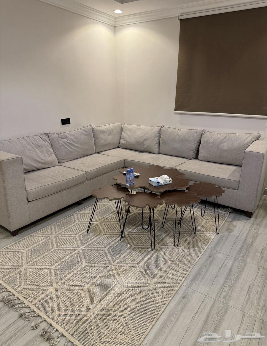 L-shaped sofa for sale, used less than a year64455949504515110