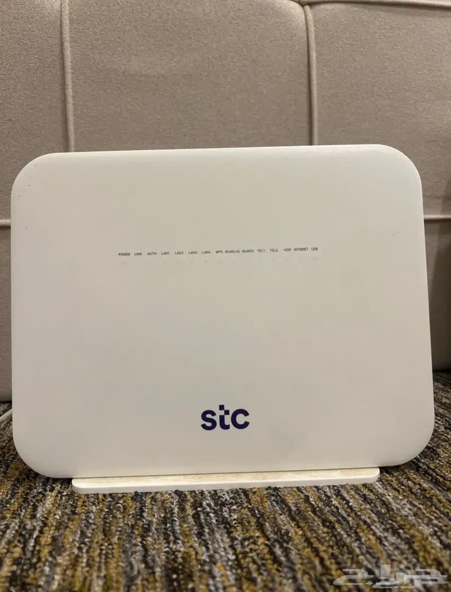 مودم الياف من stc شبه جديد 5G 4G64453847702530110