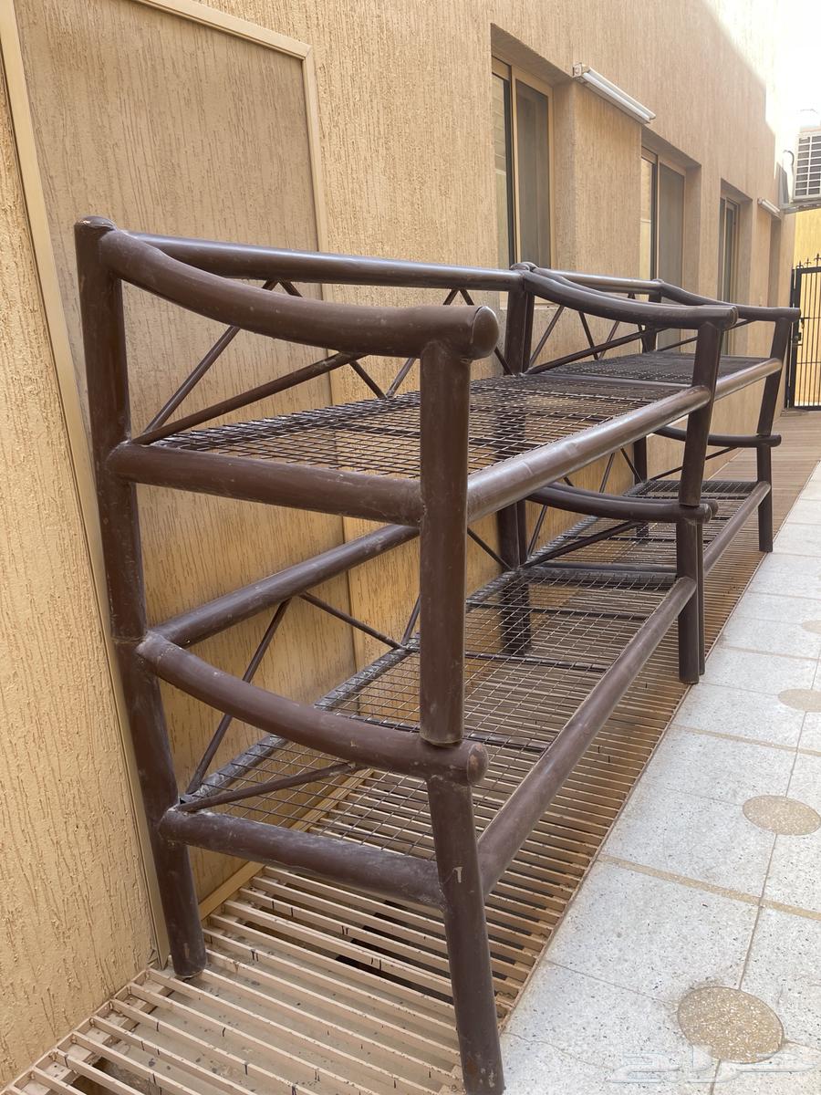 كراسي طويله عدد 4 كل كرسي بطول 2 م ب64451486231041110