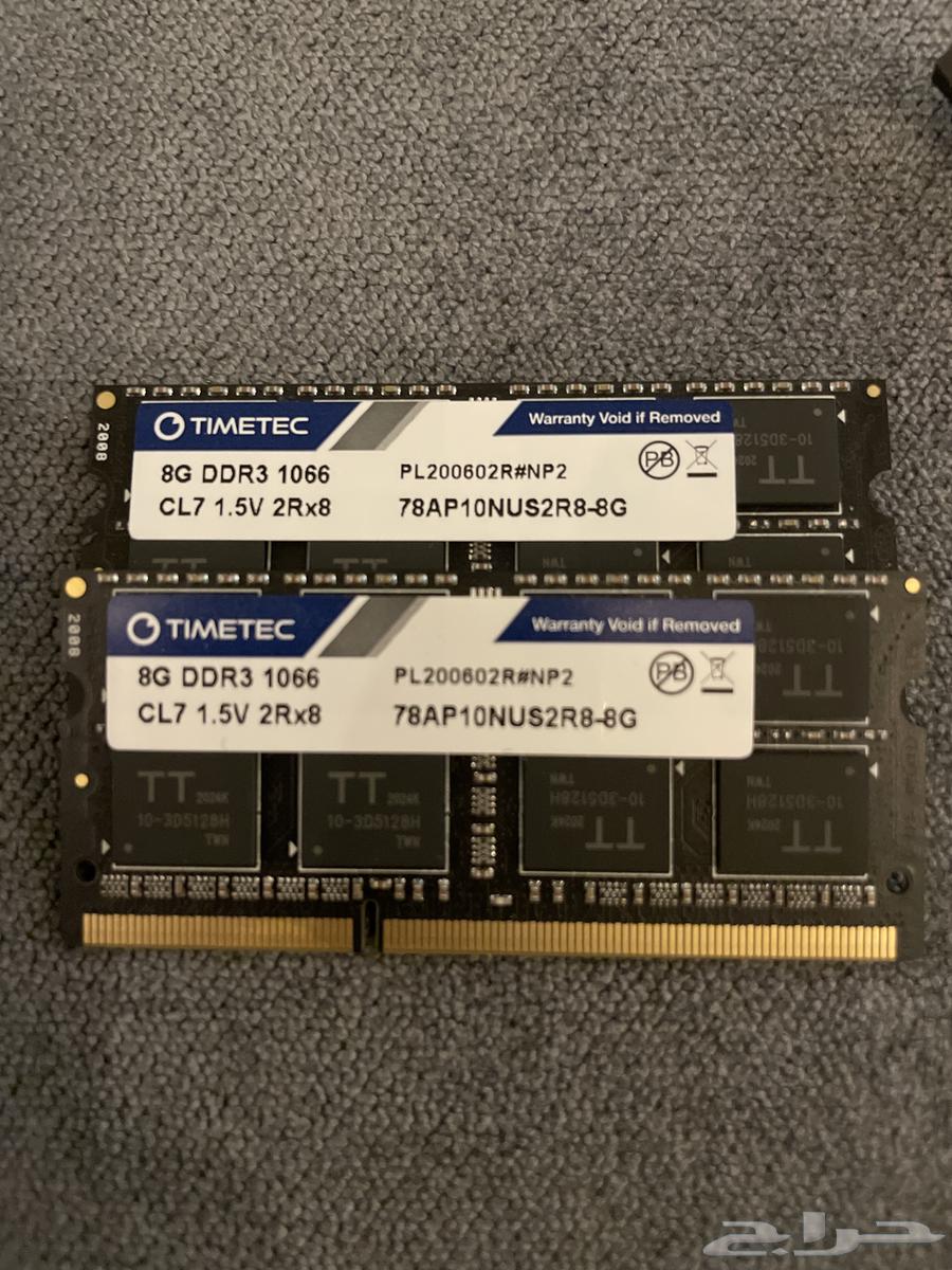 رام DDR3 لابتوب 16G64456831496451110