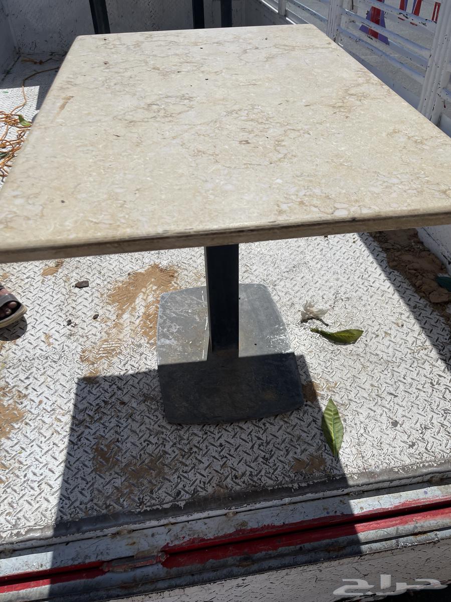 Wooden fence, chairs, and tables for restaurant or café, almost new64494869192835112