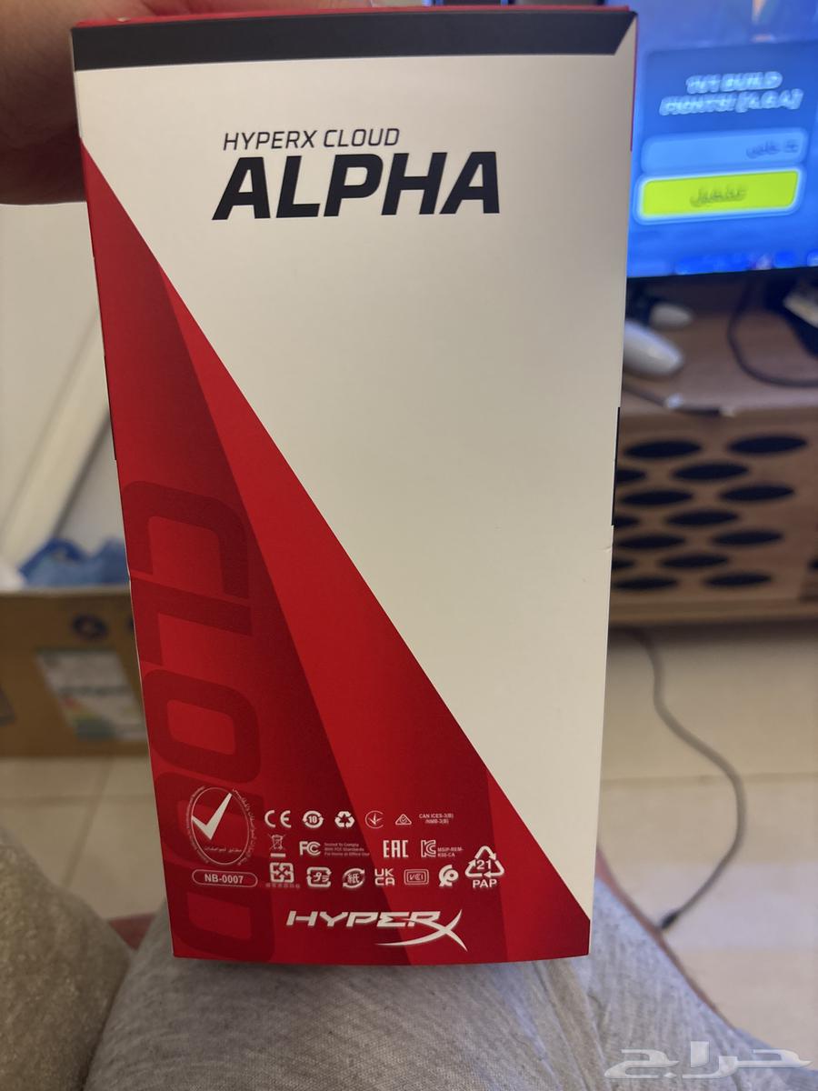 HyperX Cloud Alpha New Headset with Original Box Purchased from Jarir64455304688514113