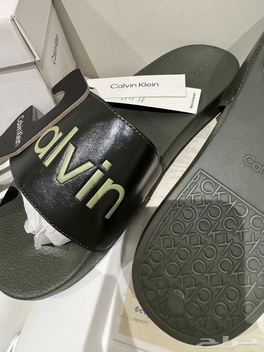 شبشب رجالي جديد ماركه اصليه كالفن كلاين64456680511746114