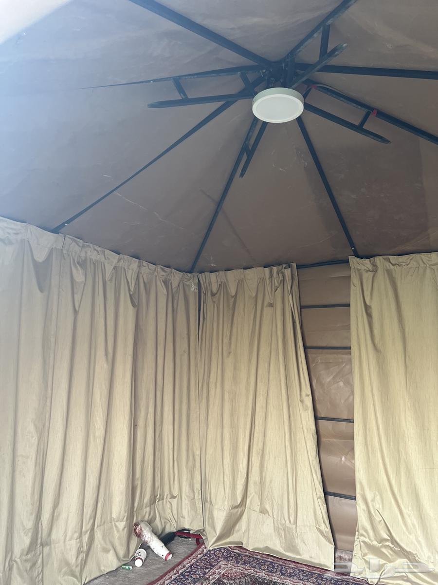 خيمة وكراسي خارجية ونجيلة 900 ريال64471788016003110