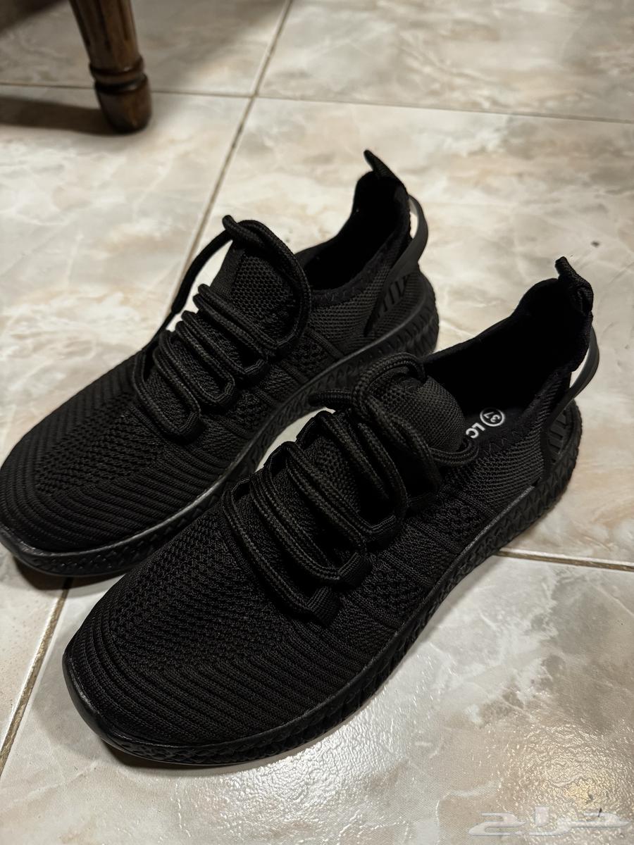 Running Black sneaker shoes حذاء رياضي جديد اسود64456776989827110