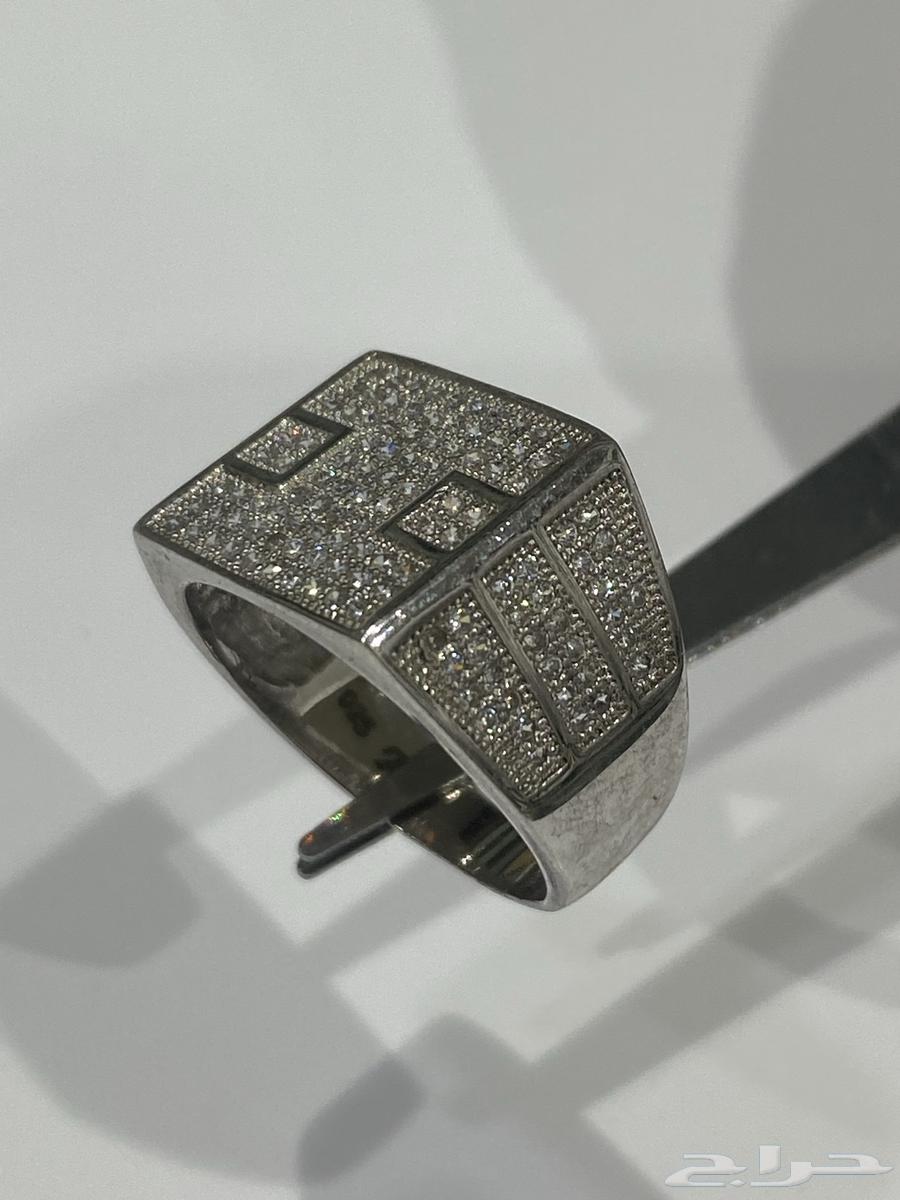 خاتم فضه إيطالي راقي جدا ومميز عيار 92564456060598658114