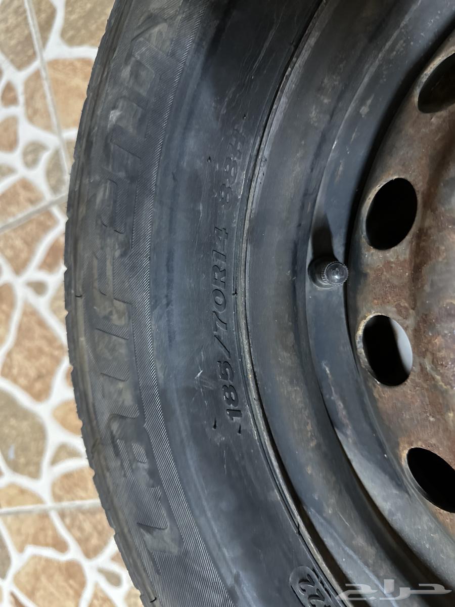 New Unused Tire and Rim Set, Size 185/70R1464622575125123111