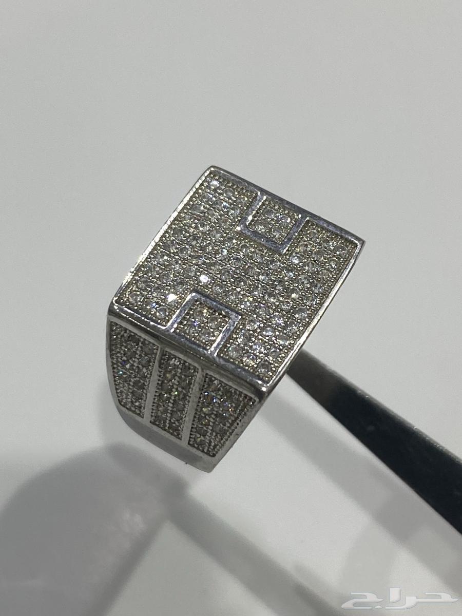 خاتم فضه إيطالي راقي جدا ومميز عيار 92564456060598658112