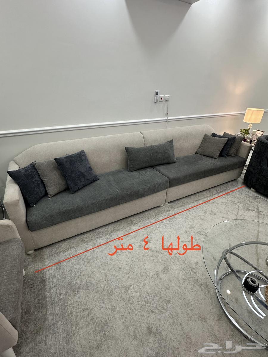 Sofa set, gas oven, floor seating with backrests and curtains64456227090819111