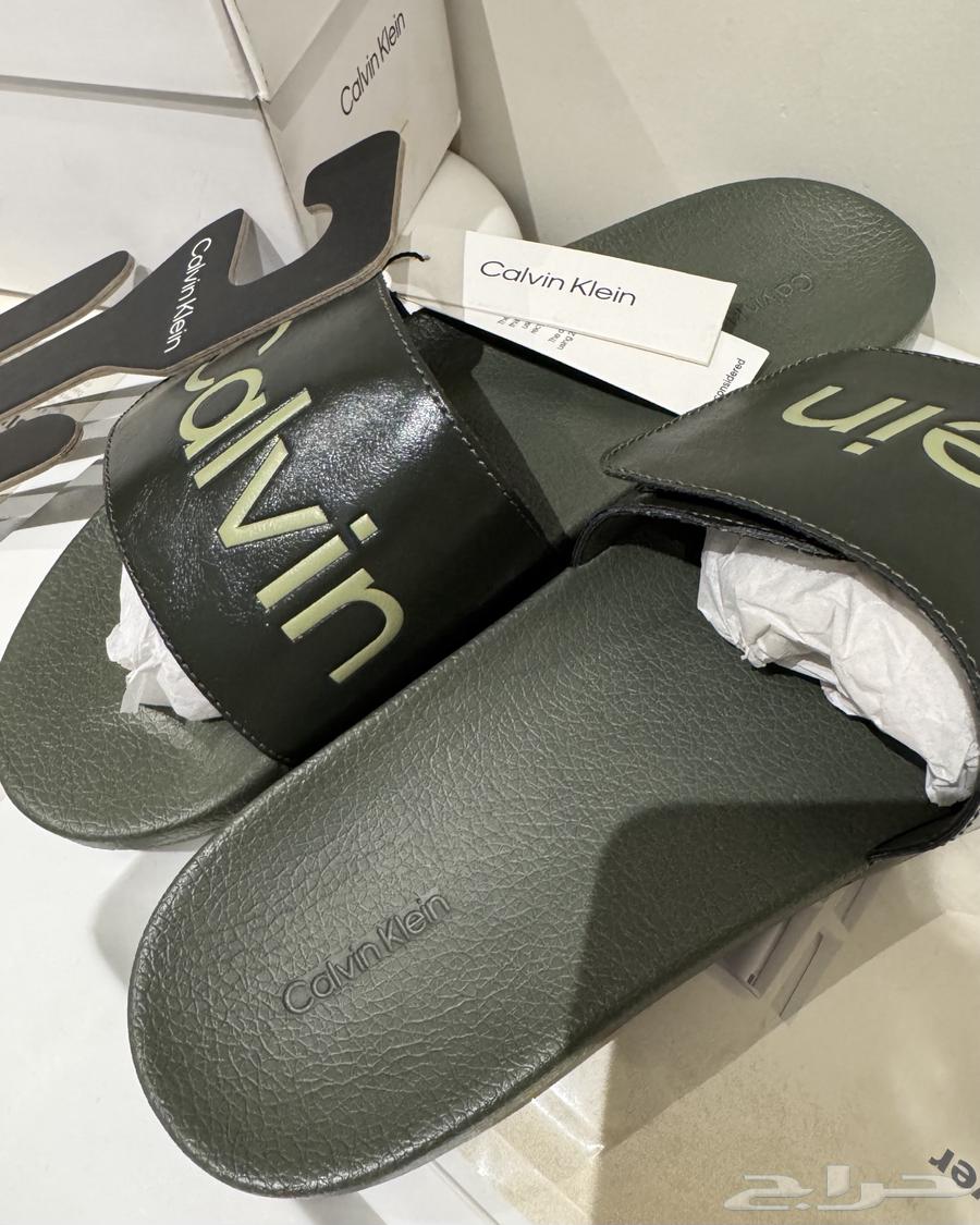 شبشب رجالي جديد ماركه اصليه كالفن كلاين64456680511746111