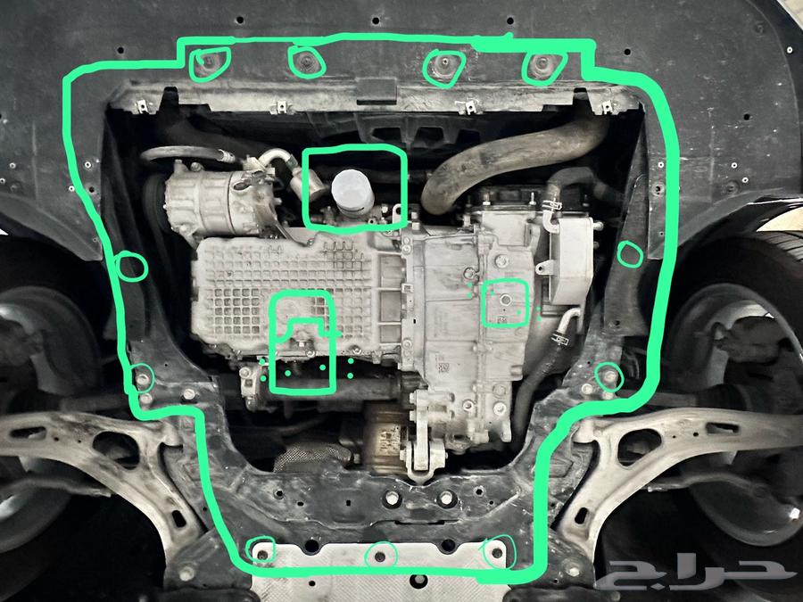 صاجة حماية فورد تورس 2023-2025 حديد ضد الصدأ صناعة سعودية64622737454210113