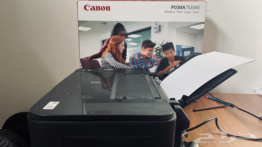 طابعة كانون ملونة موديل TS3340 Canon wireless scan64453861428739110