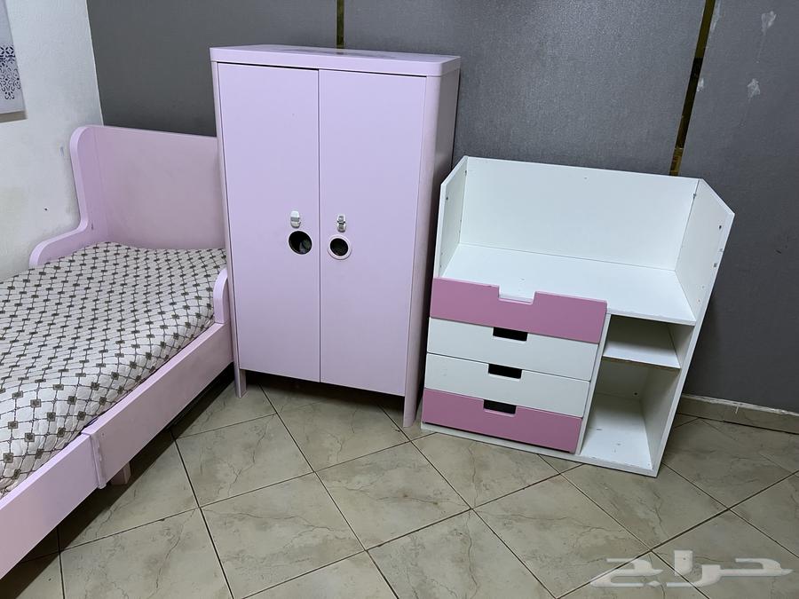 IKEA children's room, extendable bed, wardrobe, and drawer unit64450664939265113