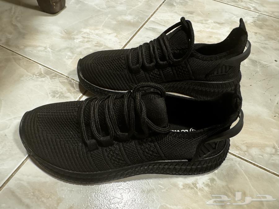 Running Black sneaker shoes حذاء رياضي جديد اسود64456776989827112