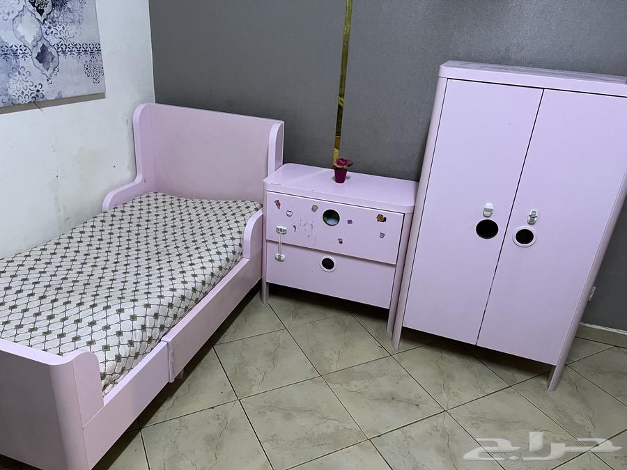 IKEA children's room, extendable bed, wardrobe, and drawer unit64450664939265110