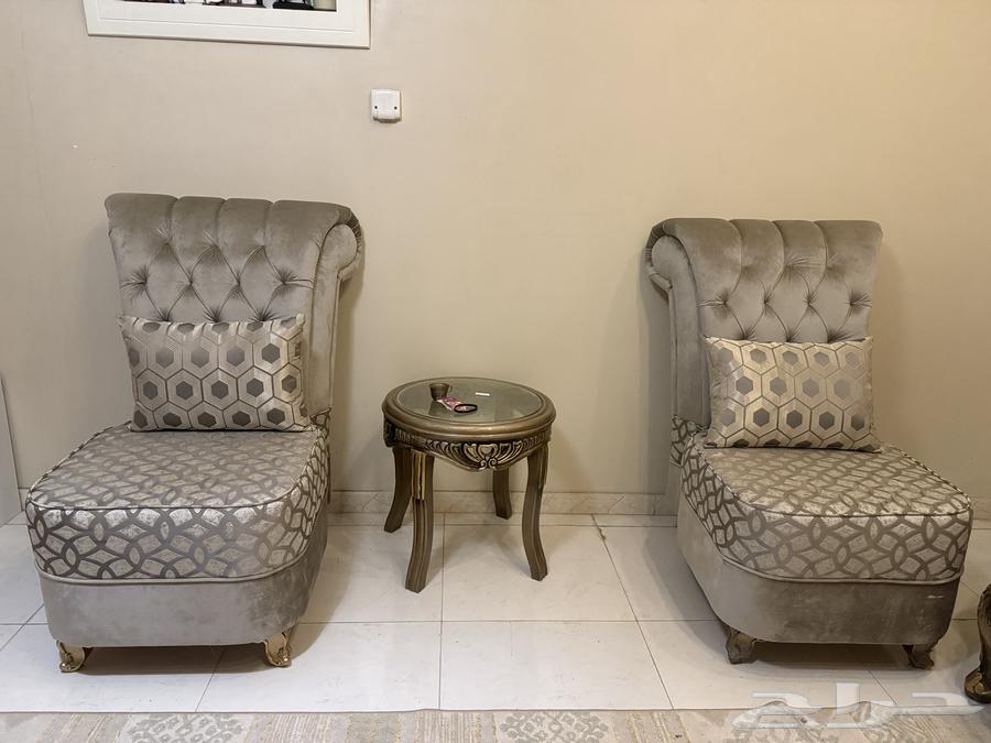 كنب صالون ( مجالس ) 6 قطع مستخدم نظيف جدا64450265212291111