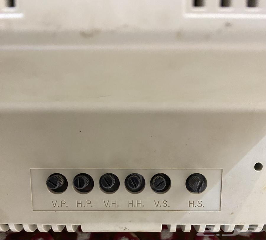 Computer screen. Old rock decoration64451029394947112