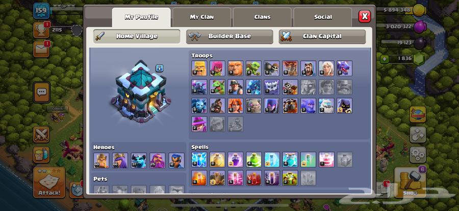 Clash of Clans account64454729302401113