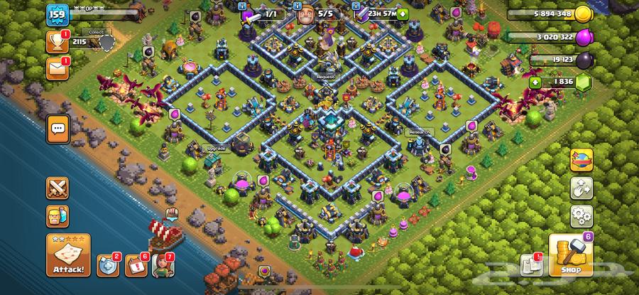 Clash of Clans account64454729302401110