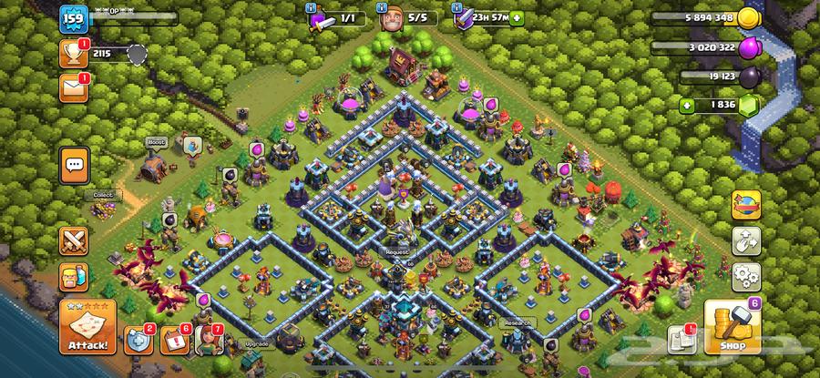 Clash of Clans account64454729302401111