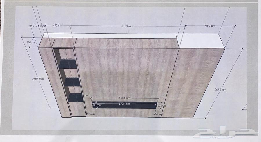 مكتبة تلفزيون ستايل كونتمبراري للبيع بالدمام64455359251458111