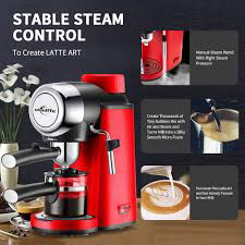 Coffee machine with milk steaming function64455741432961114