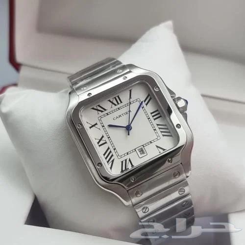 ساعة كارتيية سانتوس رجالية درجة اولي متوفرة الحين بأرخص سعر64451499356161113