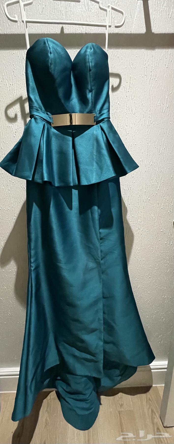 فستان ب ذيل طويل ب فتحه اماميه64454454679939112