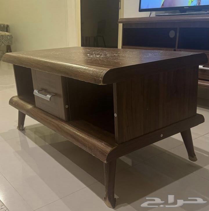 Used sofa, tables, and bookshelf64454427396738113