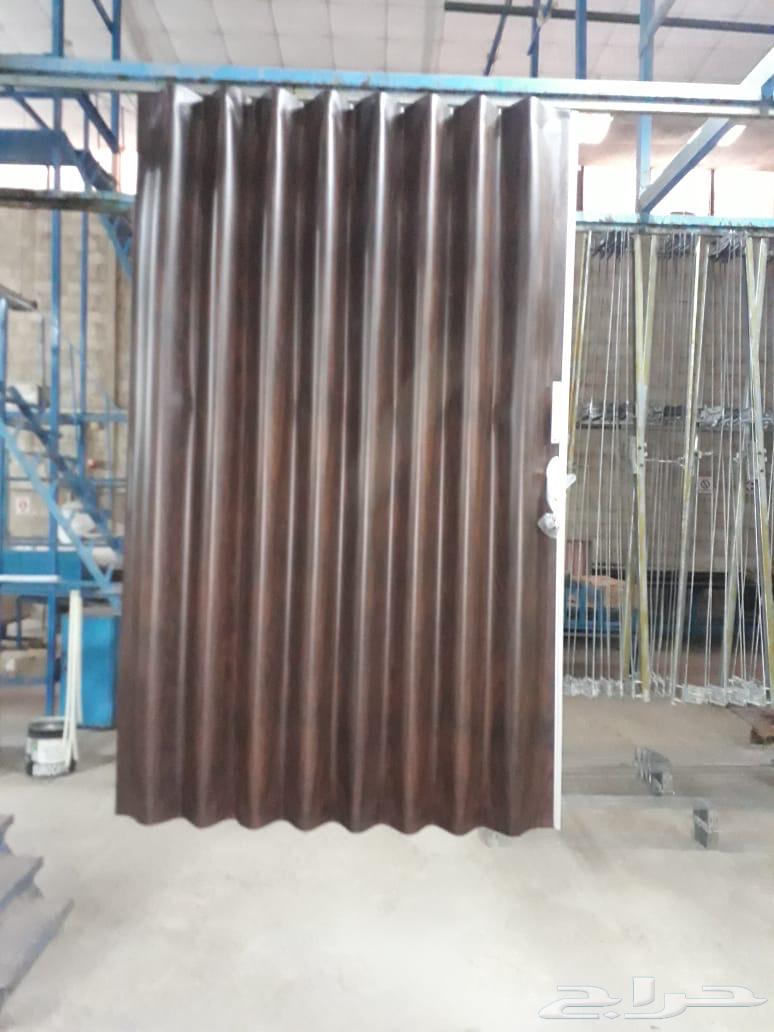 للبيع باب جلد سحاب -(جاهز مقاس كبير)64454674112003112