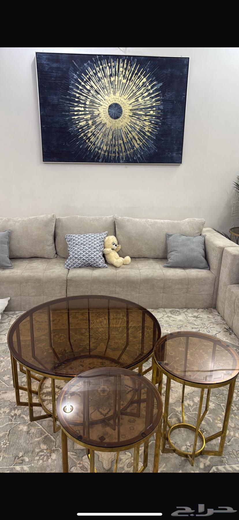 Large board + coffee table with 2 waiters64453407700481110