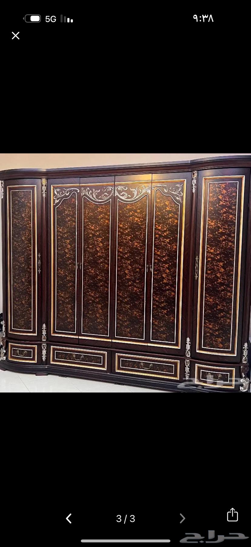 غرفة نوم من 7 قطع نظيفه جدا  جدا  سعر البيع 350064456268847747112