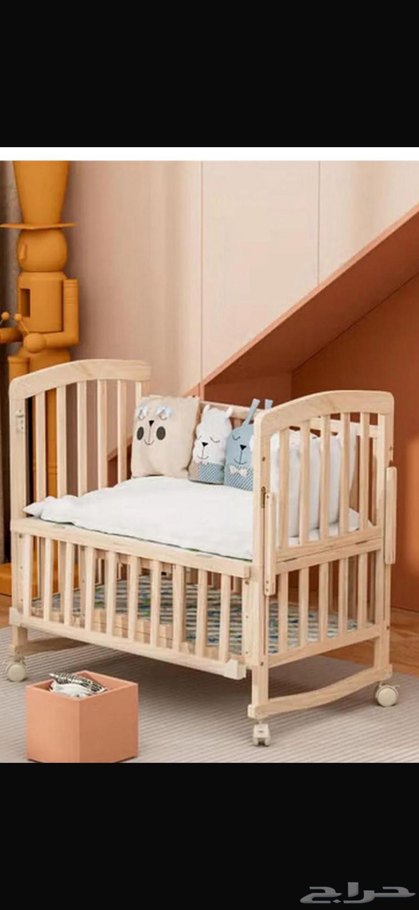 للبيع سرير اطفال خشبي عدد 2 بحالة نظيفه جدا64450637814019111
