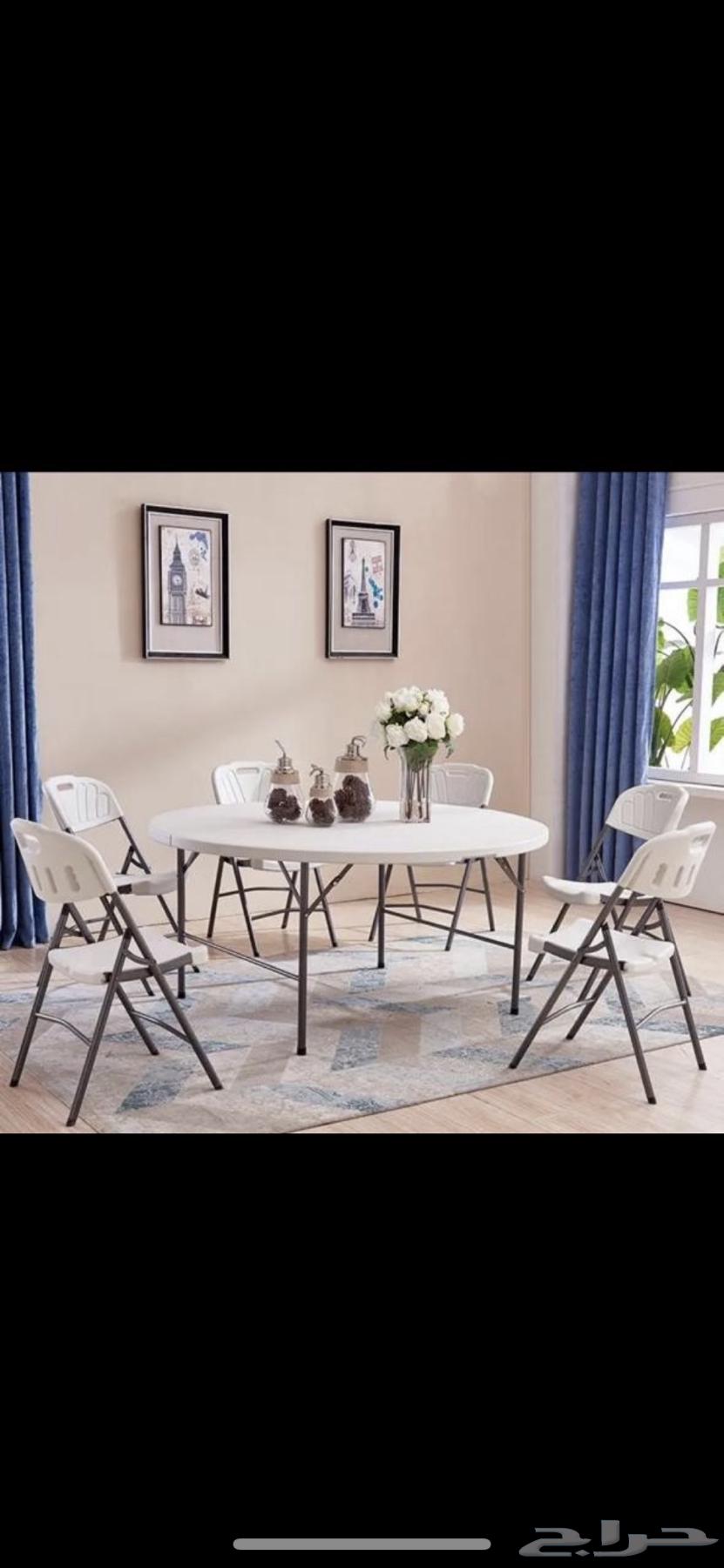 طاولات و كراسي فيبر مناسبات و الحفلات قابله للطي جملة وقطاع64426779295619110
